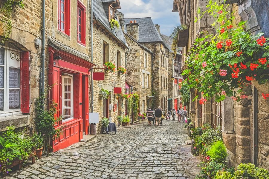 Percorso attraverso la Normandia, la Bretagna e la Valle della Loira, Francia